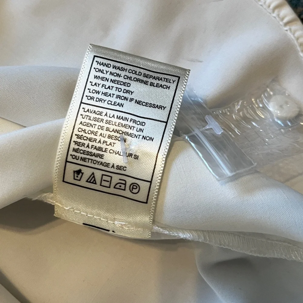 Steve Madden Nadia White Button Down Shirt - Picture 15 of 16